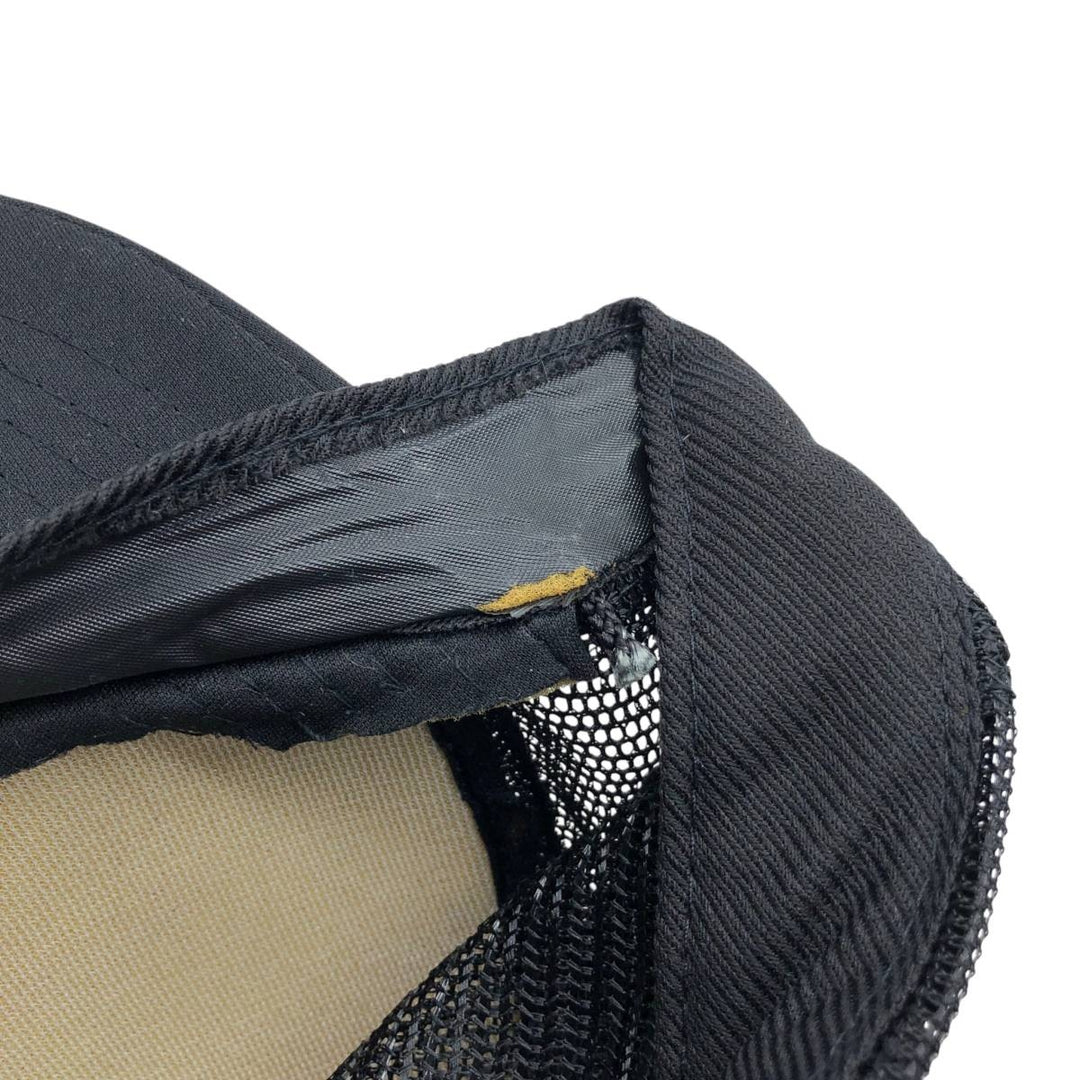 90s-era KC Trucker Cap Mesh Cap, One Size Fits All, Vintage unclear black type Vintage Second Hand