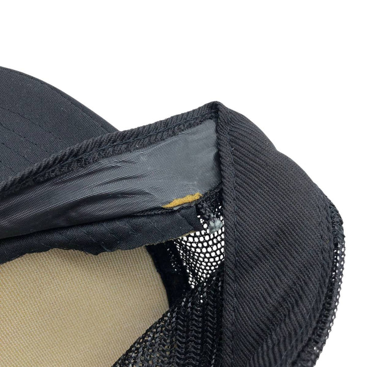 90s-era KC Trucker Cap Mesh Cap, One Size Fits All, Vintage unclear black type Vintage Second Hand