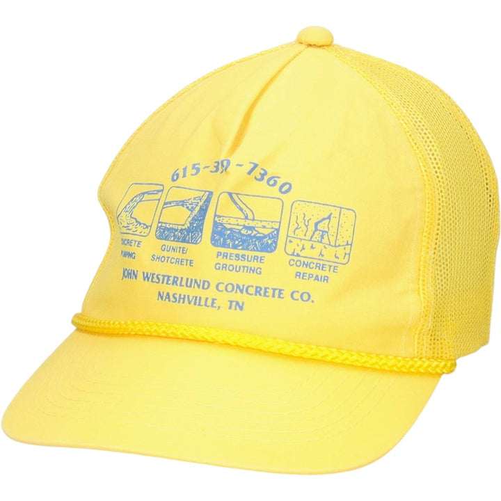 YR Headwear Tracker Cap Mesh Cap One Size Fits All unclear lemon yellow Vintage Second Hand
