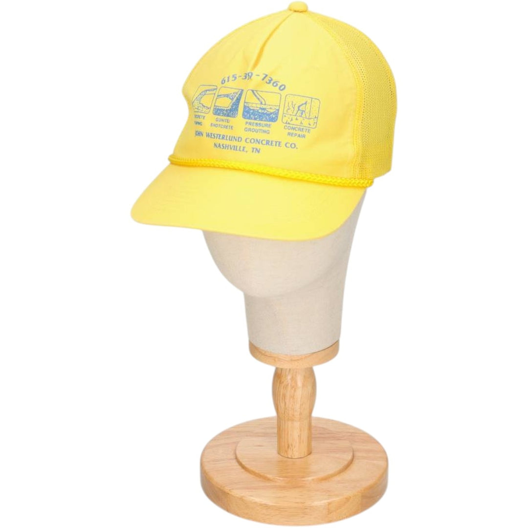 YR Headwear Tracker Cap Mesh Cap One Size Fits All unclear lemon yellow Vintage Second Hand