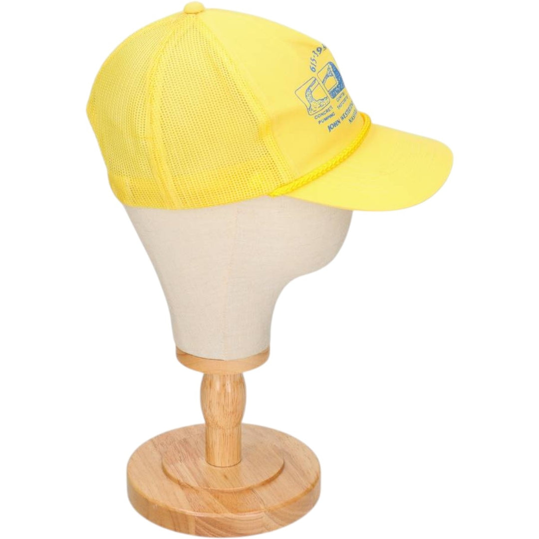 YR Headwear Tracker Cap Mesh Cap One Size Fits All unclear lemon yellow Vintage Second Hand