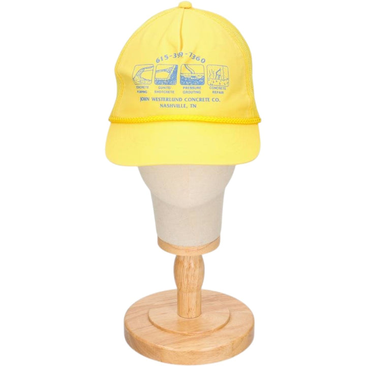 YR Headwear Tracker Cap Mesh Cap One Size Fits All unclear lemon yellow Vintage Second Hand