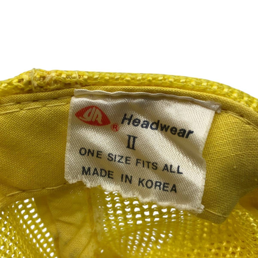 YR Headwear Tracker Cap Mesh Cap One Size Fits All unclear lemon yellow Vintage Second Hand