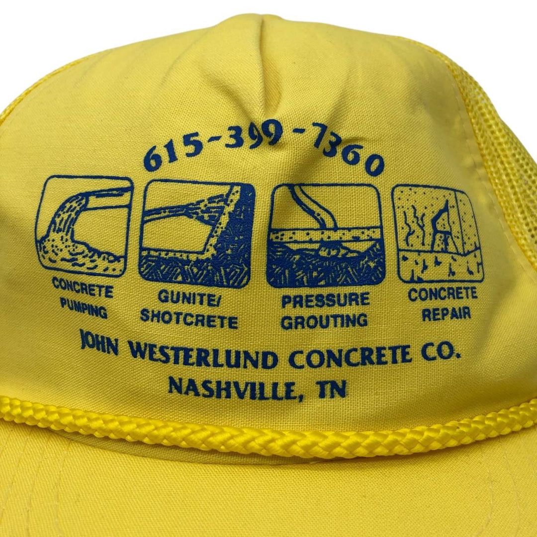 YR Headwear Tracker Cap Mesh Cap One Size Fits All unclear lemon yellow Vintage Second Hand
