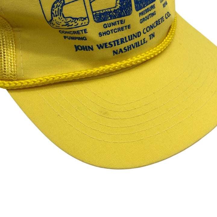 YR Headwear Tracker Cap Mesh Cap One Size Fits All unclear lemon yellow Vintage Second Hand
