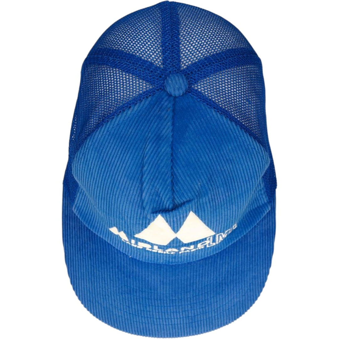 Trucker Cap, Corduroy Mesh Cap, One Size Fits All cotton blue type Vintage Second Hand