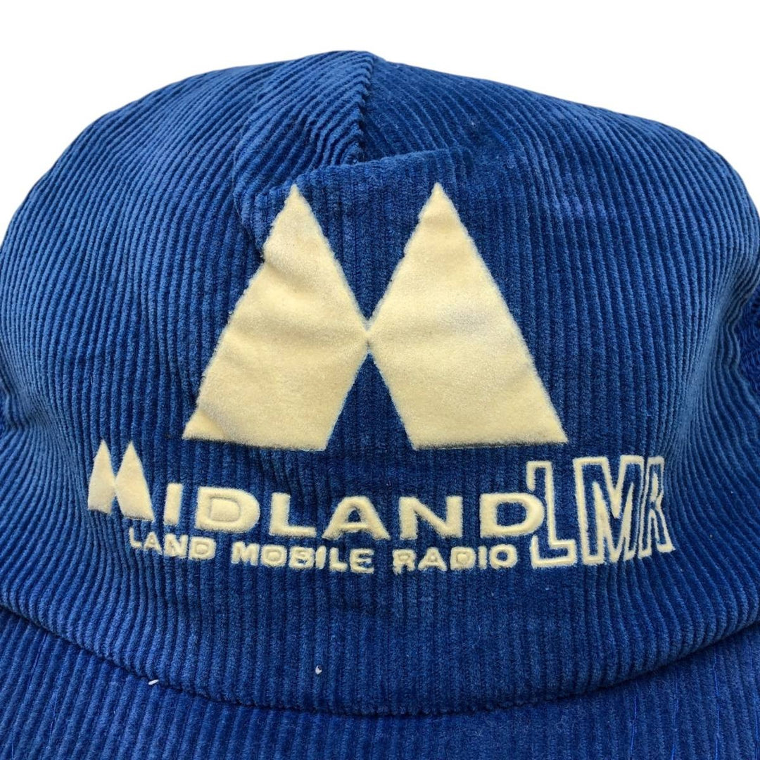 Trucker Cap, Corduroy Mesh Cap, One Size Fits All cotton blue type Vintage Second Hand