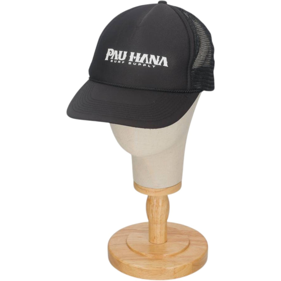 Otto Tracker Cap Mesh Cap (One Size Fits All) polyester black type Vintage Second Hand