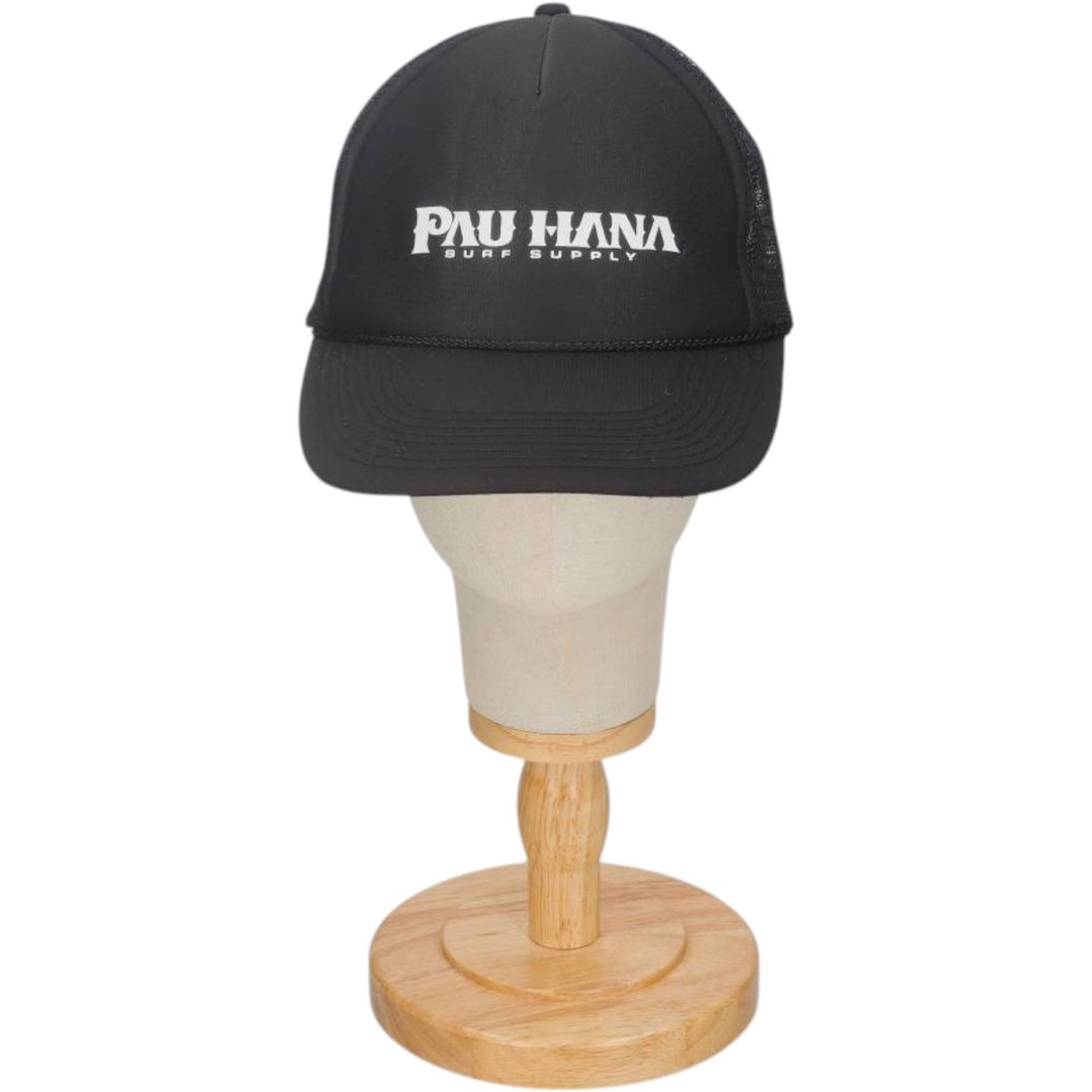 Otto Tracker Cap Mesh Cap (One Size Fits All) polyester black type Vintage Second Hand