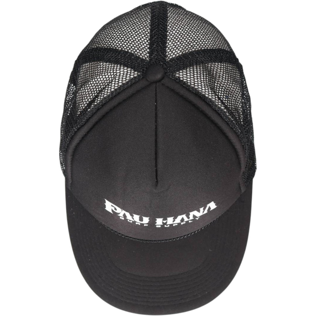 Otto Tracker Cap Mesh Cap (One Size Fits All) polyester black type Vintage Second Hand