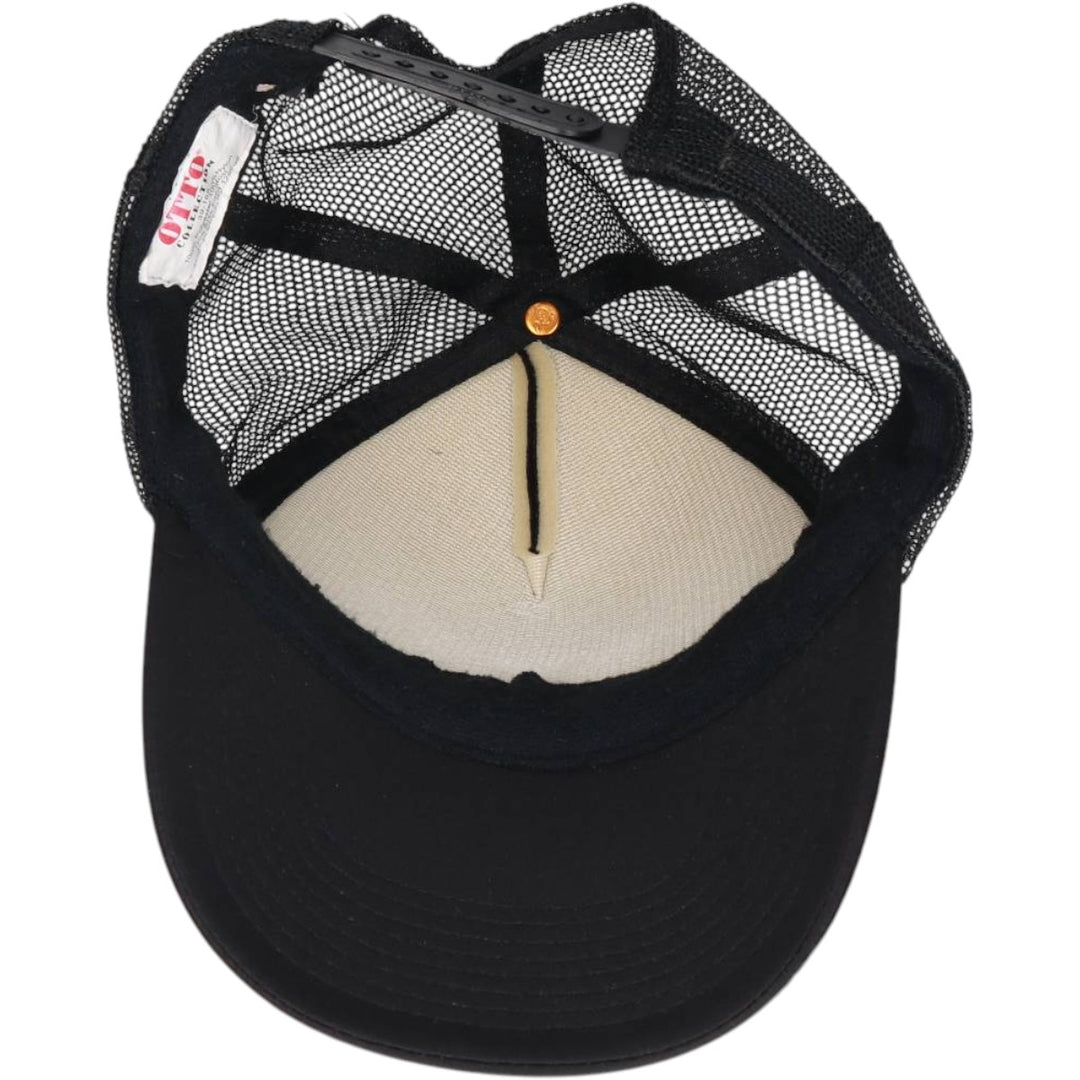 Otto Tracker Cap Mesh Cap (One Size Fits All) polyester black type Vintage Second Hand