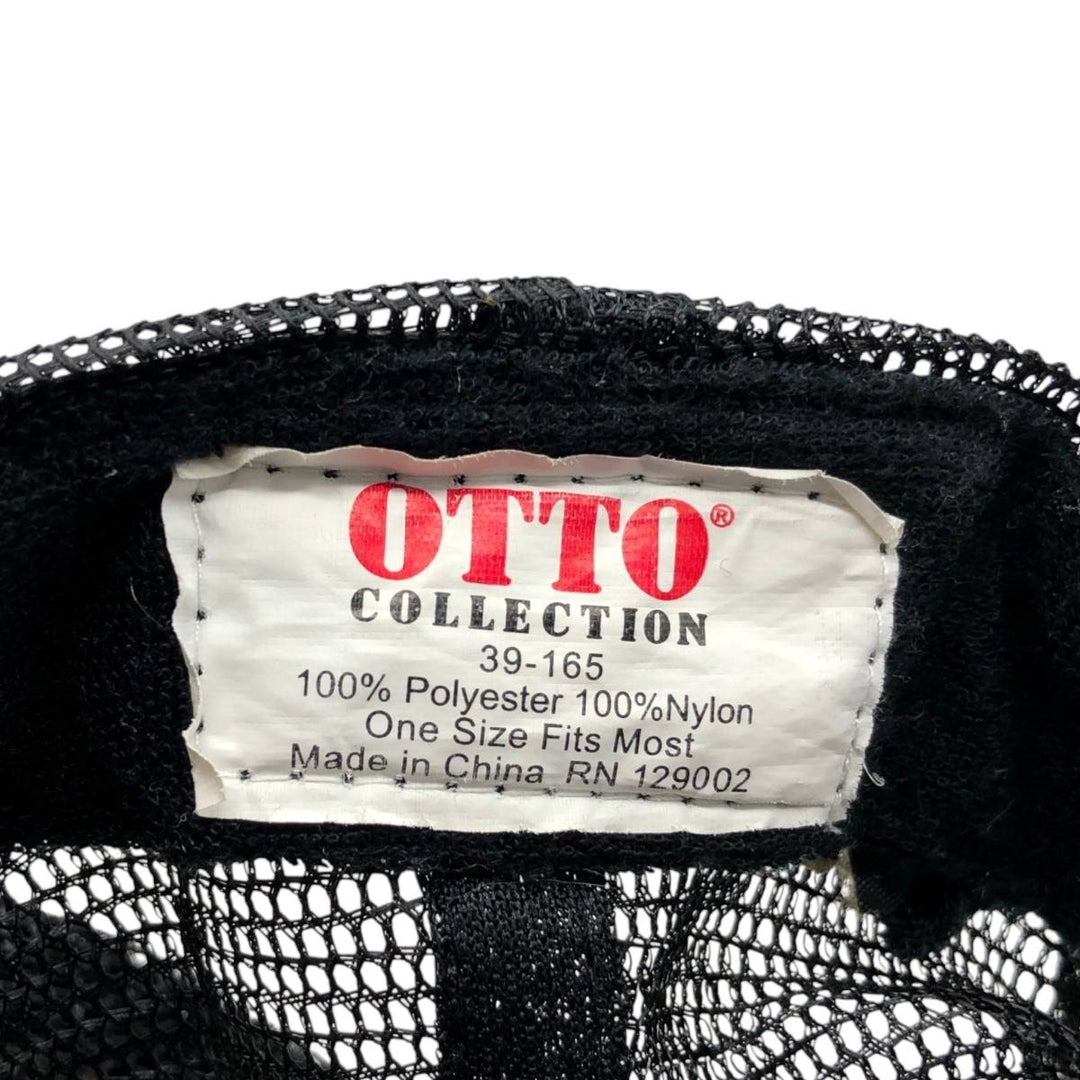 Otto Tracker Cap Mesh Cap (One Size Fits All) polyester black type Vintage Second Hand