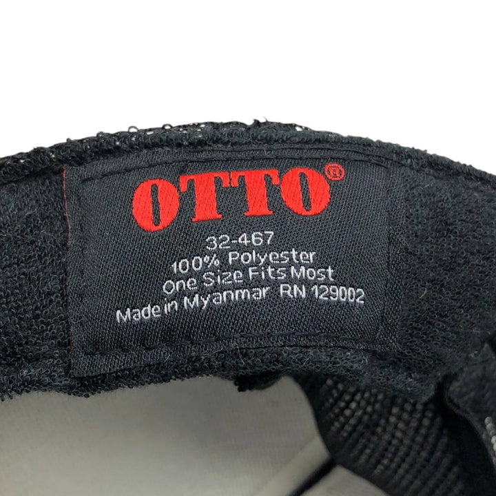 Otto Tracker Cap Mesh Cap (One Size Fits All) polyester black type Vintage Second Hand