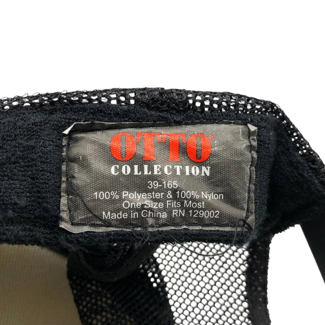 Otto Tracker Cap Mesh Cap (One Size Fits All) polyester black type Vintage Second Hand