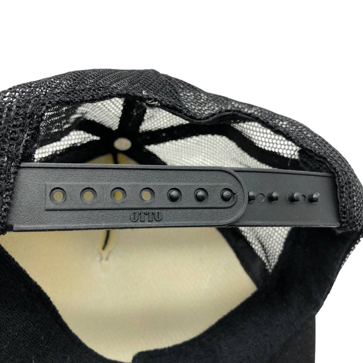 Otto Tracker Cap Mesh Cap (One Size Fits All) polyester black type Vintage Second Hand