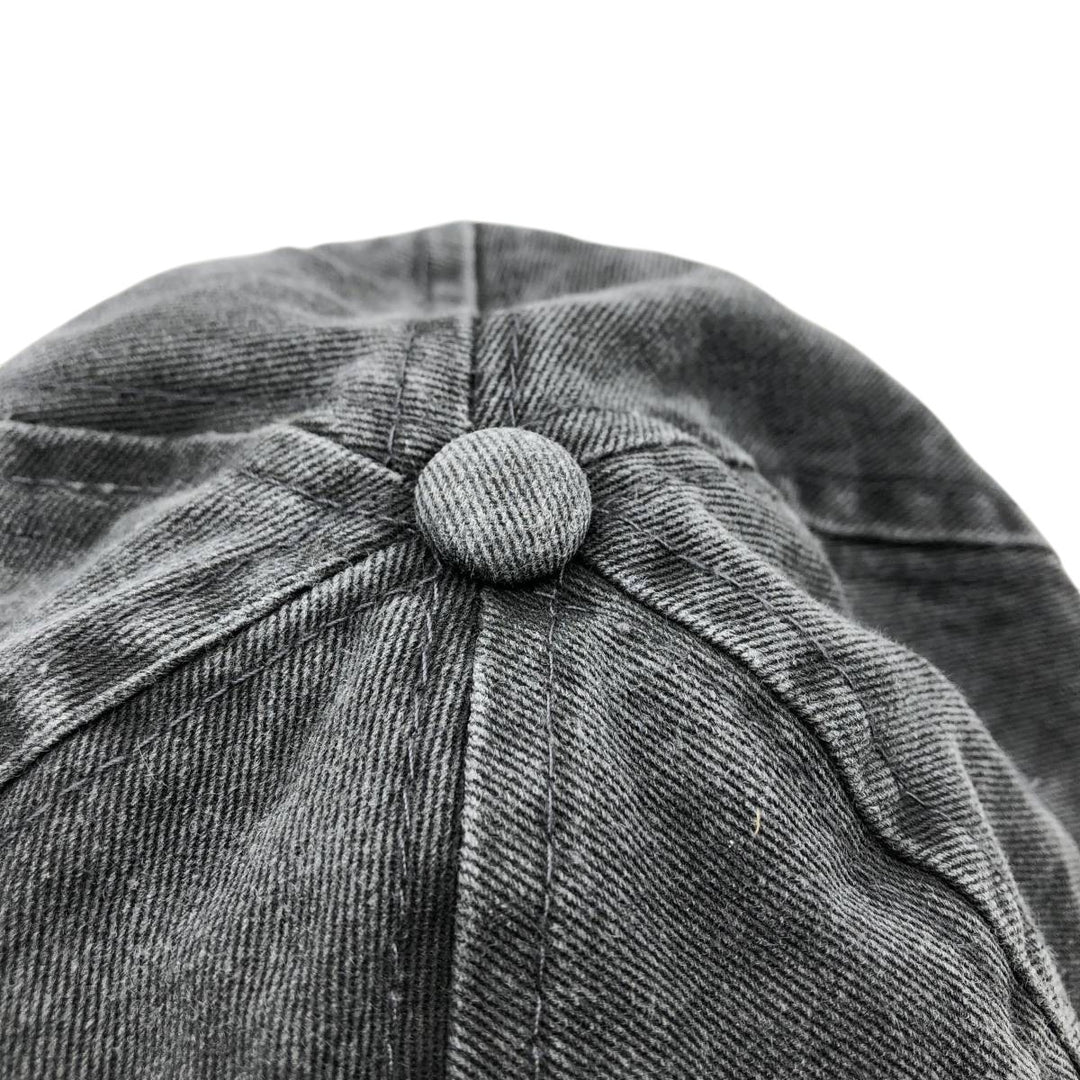 Kurvball Barbecue Whiskey Skull Pattern Baseball Cap, 6-Panel Cap, One Size Fits All unclear Charcoal Vintage Second Hand