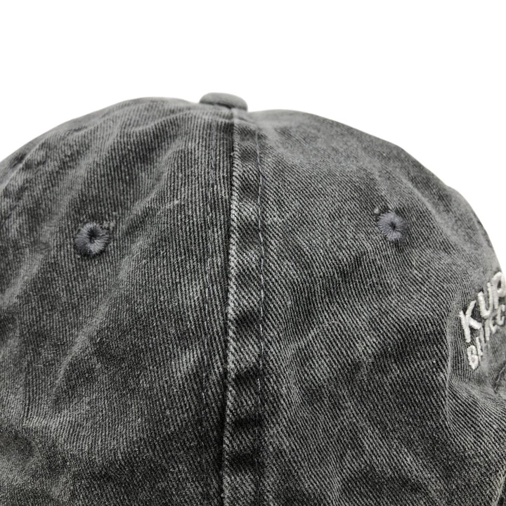 Kurvball Barbecue Whiskey Skull Pattern Baseball Cap, 6-Panel Cap, One Size Fits All unclear Charcoal Vintage Second Hand