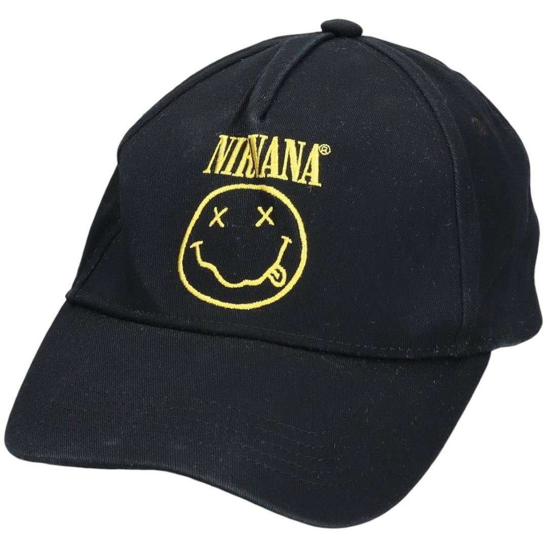 NIRVANA band baseball cap, one size fits all. cotton black type Vintage Second Hand