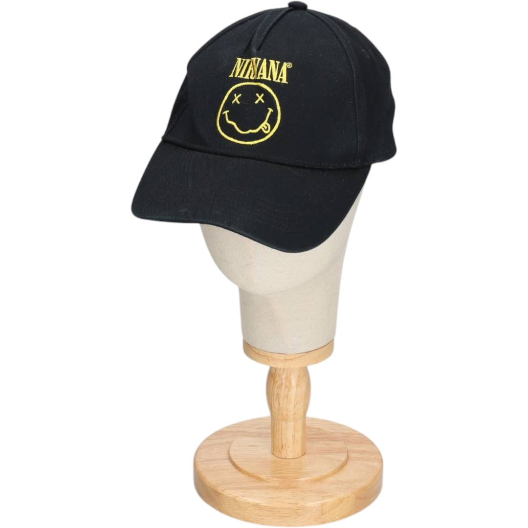 NIRVANA band baseball cap, one size fits all. cotton black type Vintage Second Hand
