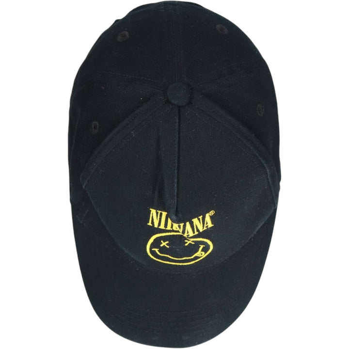 NIRVANA band baseball cap, one size fits all. cotton black type Vintage Second Hand