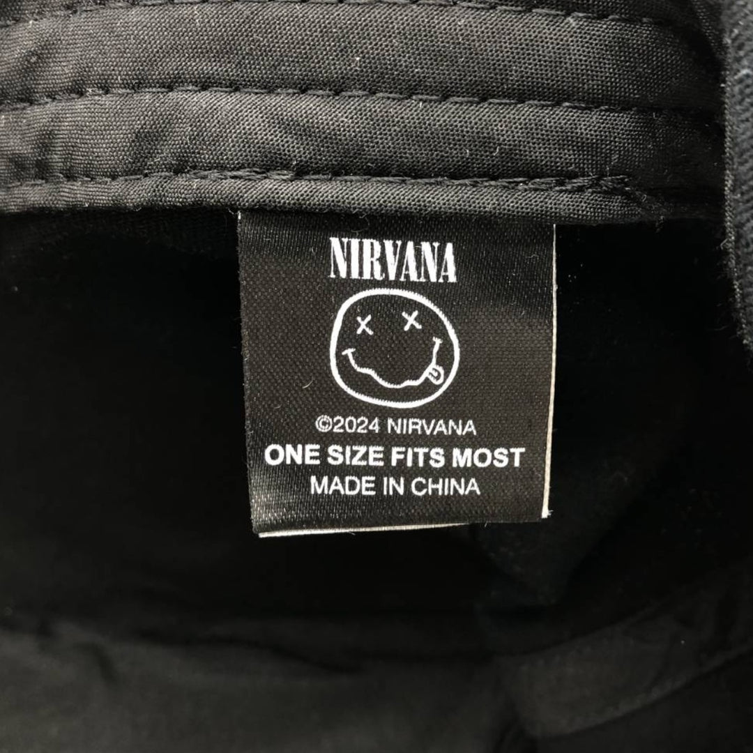 NIRVANA band baseball cap, one size fits all. cotton black type Vintage Second Hand