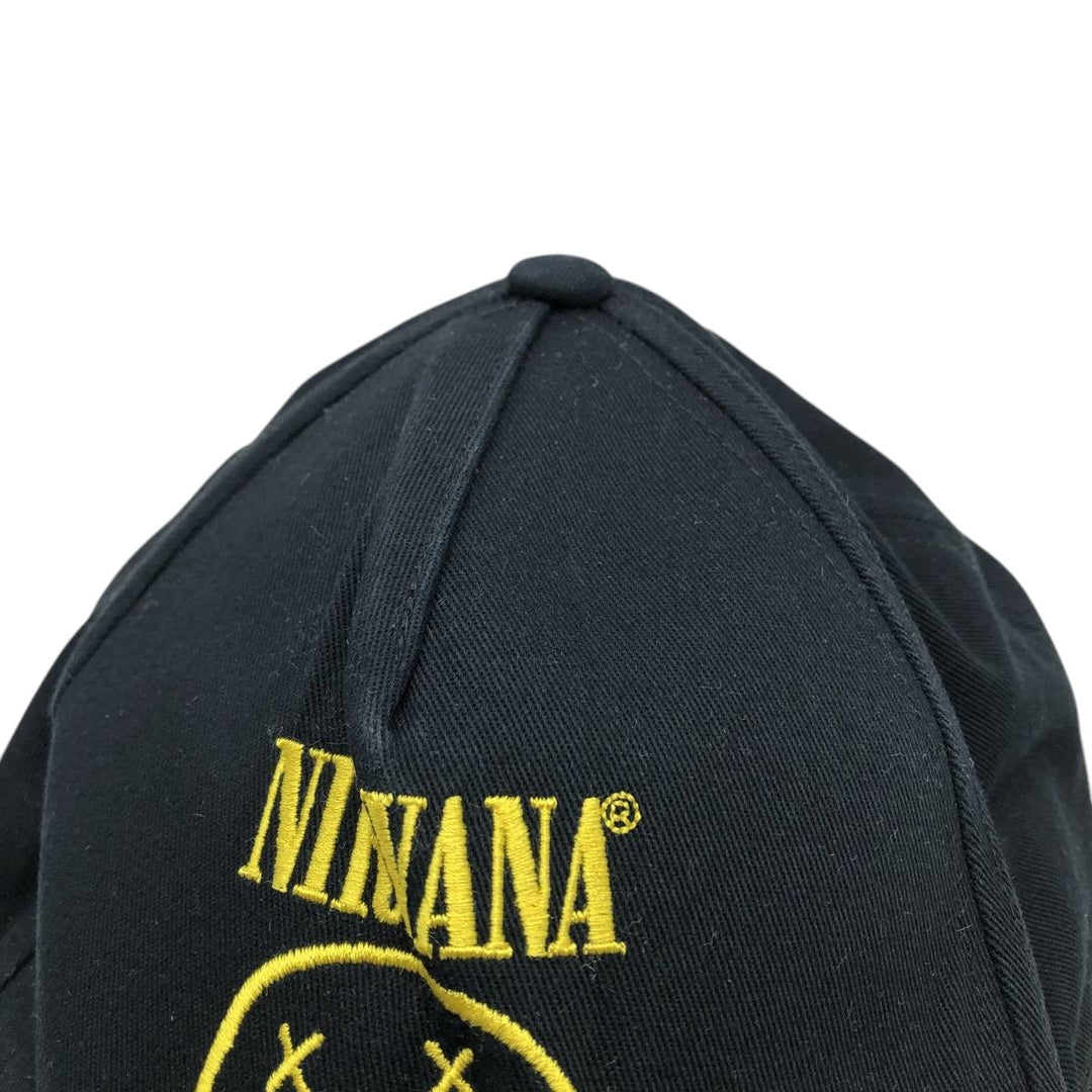 NIRVANA band baseball cap, one size fits all. cotton black type Vintage Second Hand