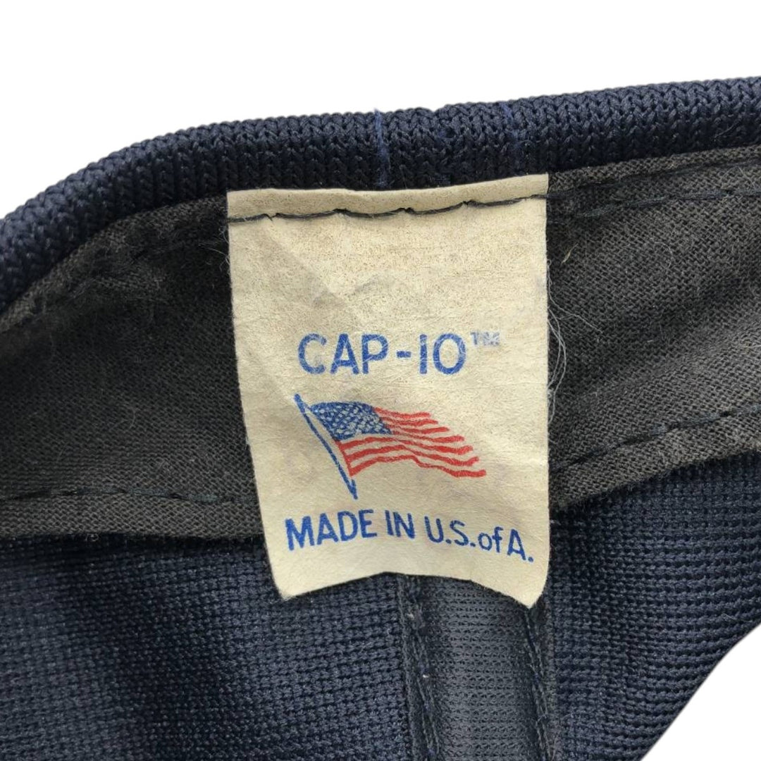 CAP-10 Baseball Cap, 6-Panel Cap, Made in USA, One Size Fits All unclear navy blue type Vintage Second Hand