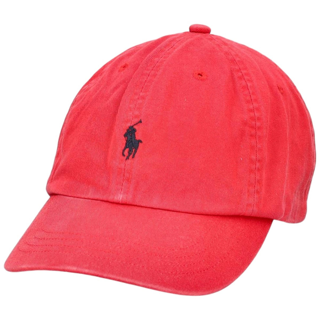 Ralph Lauren POLO by Ralph Lauren Baseball Cap, 6-Panel Cap, One Size Fits Most cotton red type Vintage Second Hand