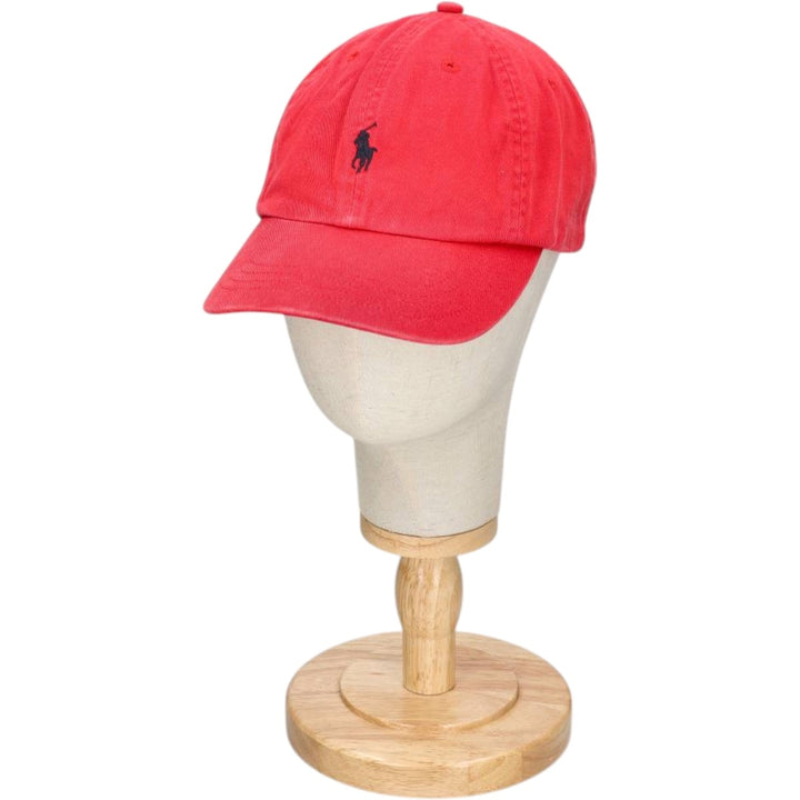 Ralph Lauren POLO by Ralph Lauren Baseball Cap, 6-Panel Cap, One Size Fits Most cotton red type Vintage Second Hand