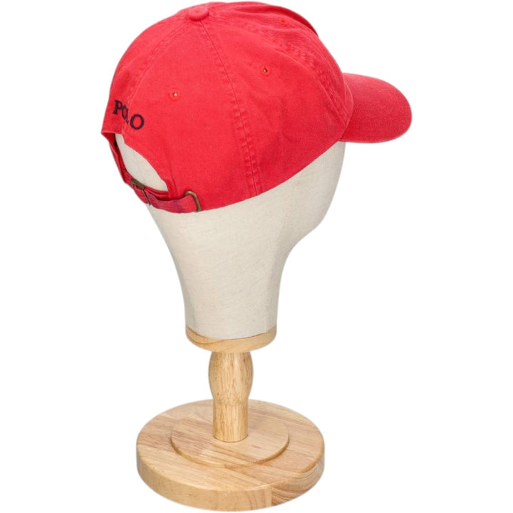 Ralph Lauren POLO by Ralph Lauren Baseball Cap, 6-Panel Cap, One Size Fits Most cotton red type Vintage Second Hand