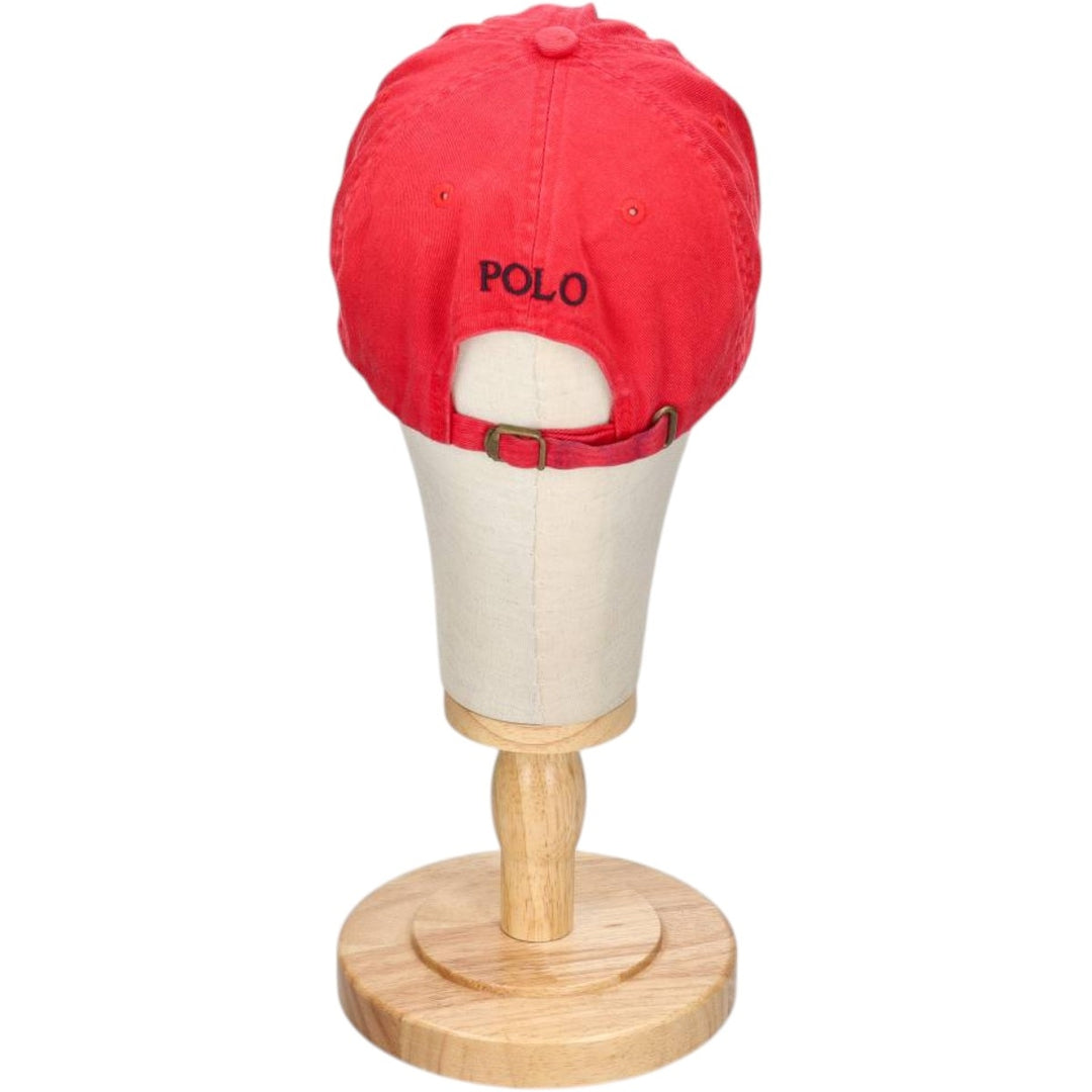 Ralph Lauren POLO by Ralph Lauren Baseball Cap, 6-Panel Cap, One Size Fits Most cotton red type Vintage Second Hand