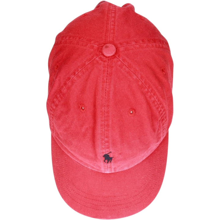 Ralph Lauren POLO by Ralph Lauren Baseball Cap, 6-Panel Cap, One Size Fits Most cotton red type Vintage Second Hand