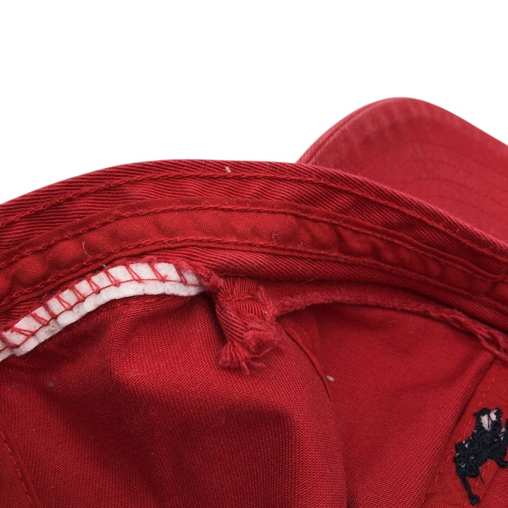 Ralph Lauren POLO by Ralph Lauren Baseball Cap, 6-Panel Cap, One Size Fits Most cotton red type Vintage Second Hand