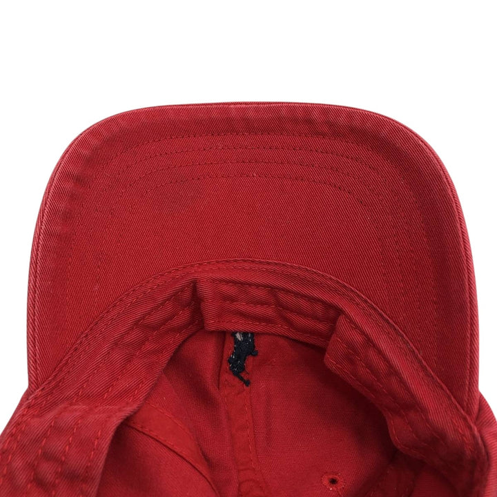 Ralph Lauren POLO by Ralph Lauren Baseball Cap, 6-Panel Cap, One Size Fits Most cotton red type Vintage Second Hand