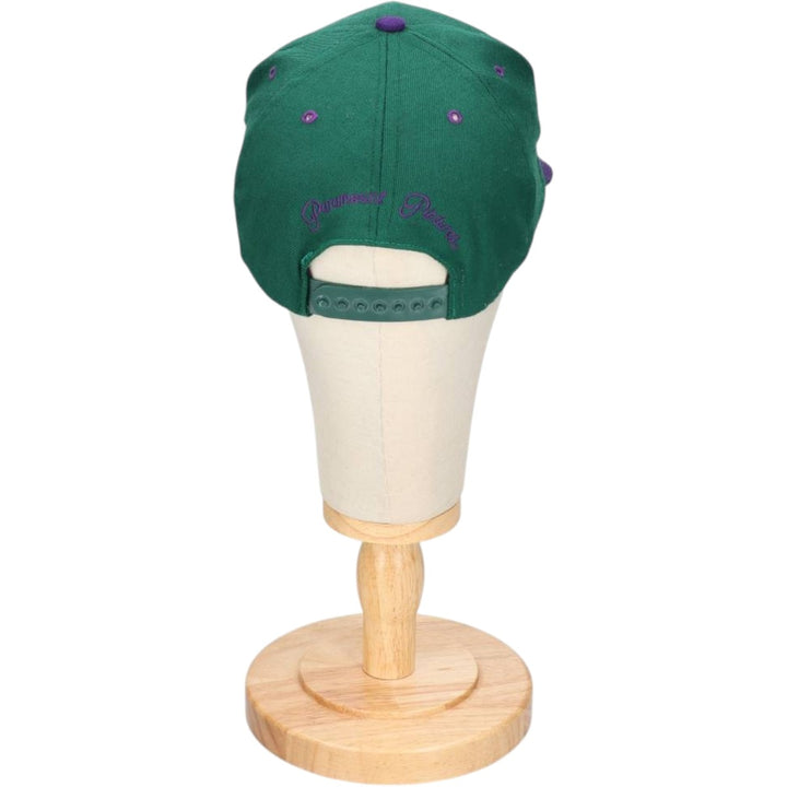 LOGOS UNLIMITED Paramount Pictures Baseball Cap, 6-Panel Cap, Made in USA, One Size Fits All unclear green type Vintage Second Hand