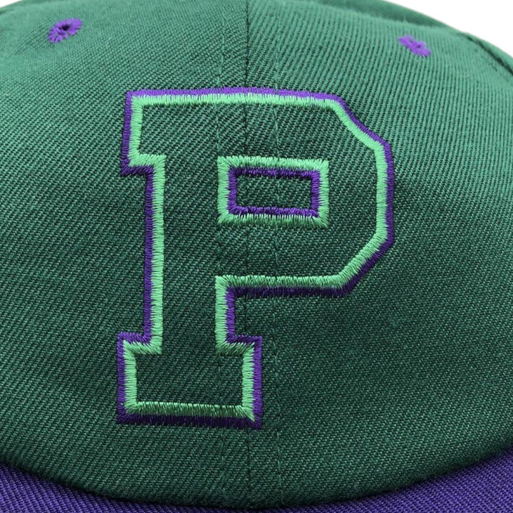 LOGOS UNLIMITED Paramount Pictures Baseball Cap, 6-Panel Cap, Made in USA, One Size Fits All unclear green type Vintage Second Hand