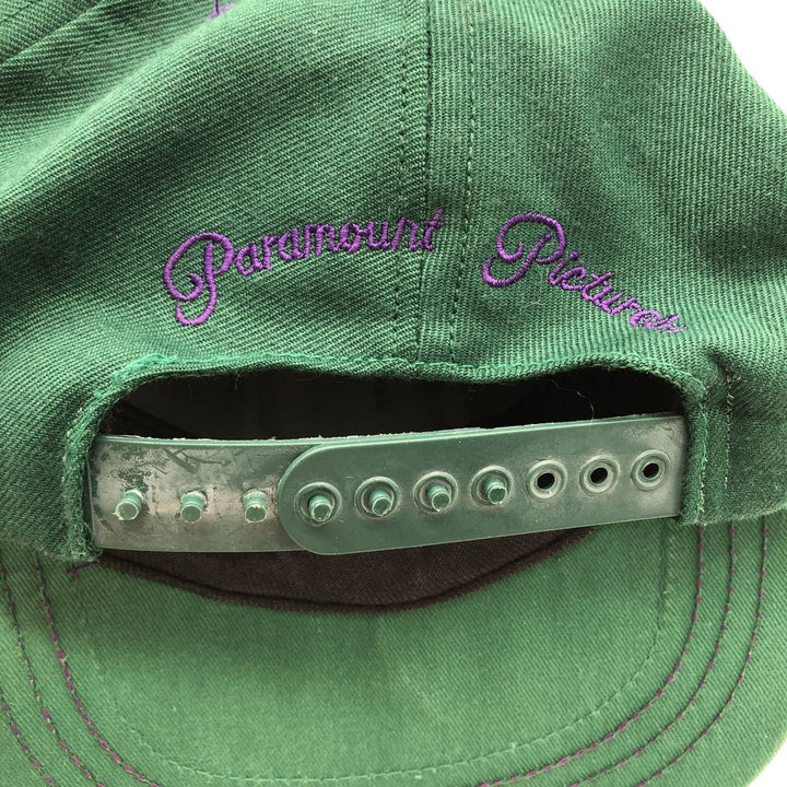 LOGOS UNLIMITED Paramount Pictures Baseball Cap, 6-Panel Cap, Made in USA, One Size Fits All unclear green type Vintage Second Hand