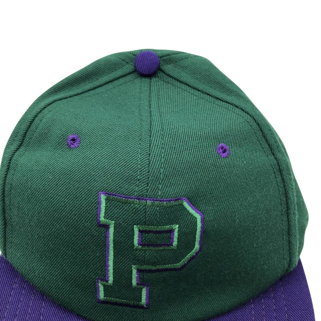 LOGOS UNLIMITED Paramount Pictures Baseball Cap, 6-Panel Cap, Made in USA, One Size Fits All unclear green type Vintage Second Hand