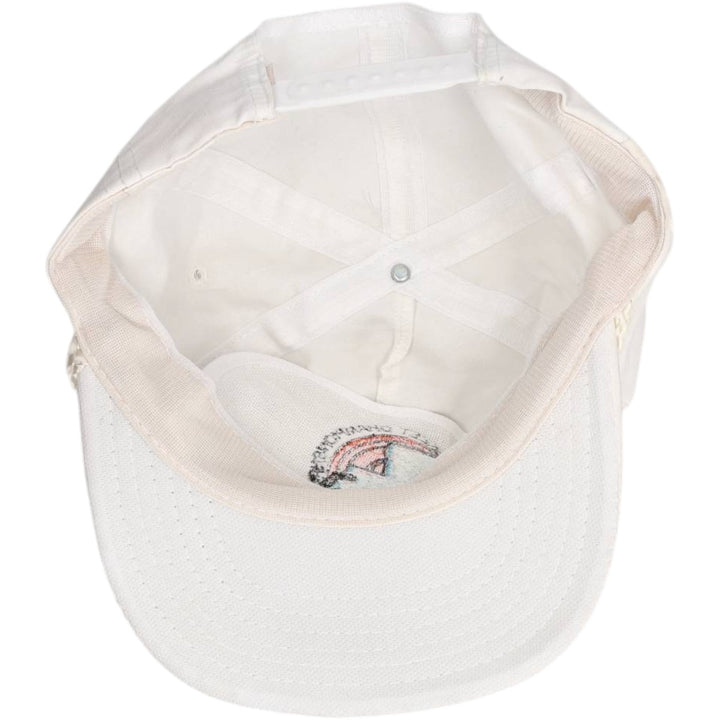 90'S Designer Award Headwear Baseball Cap, One Size Fits All, Snapback, Vintage unclear white type Vintage Second Hand