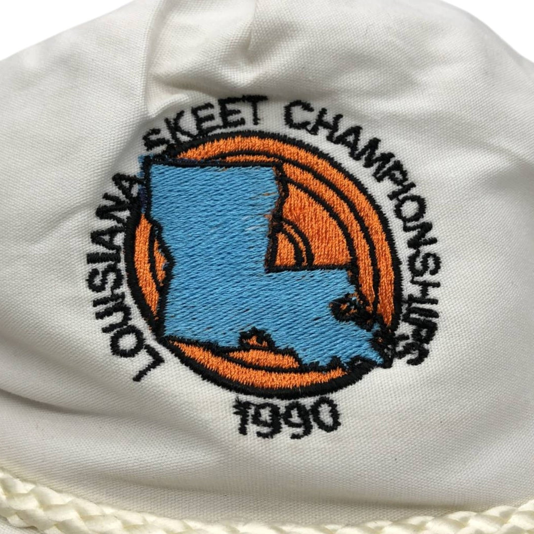 90'S Designer Award Headwear Baseball Cap, One Size Fits All, Snapback, Vintage unclear white type Vintage Second Hand