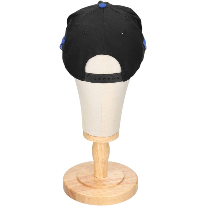80s-90'S Otto EDGCOMB METALS Advertising Two-Tone Baseball Cap, One Size Fits All, Vintage polyester black type Vintage Second Hand