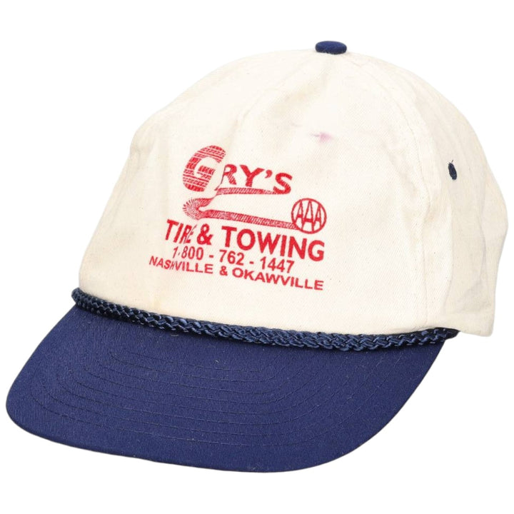 90'S NISSIN Two-Tone Baseball Cap, One Size Fits All, Vintage unclear unbleached Vintage Second Hand