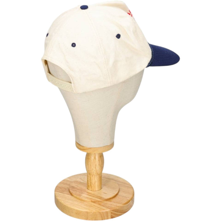90'S NISSIN Two-Tone Baseball Cap, One Size Fits All, Vintage unclear unbleached Vintage Second Hand