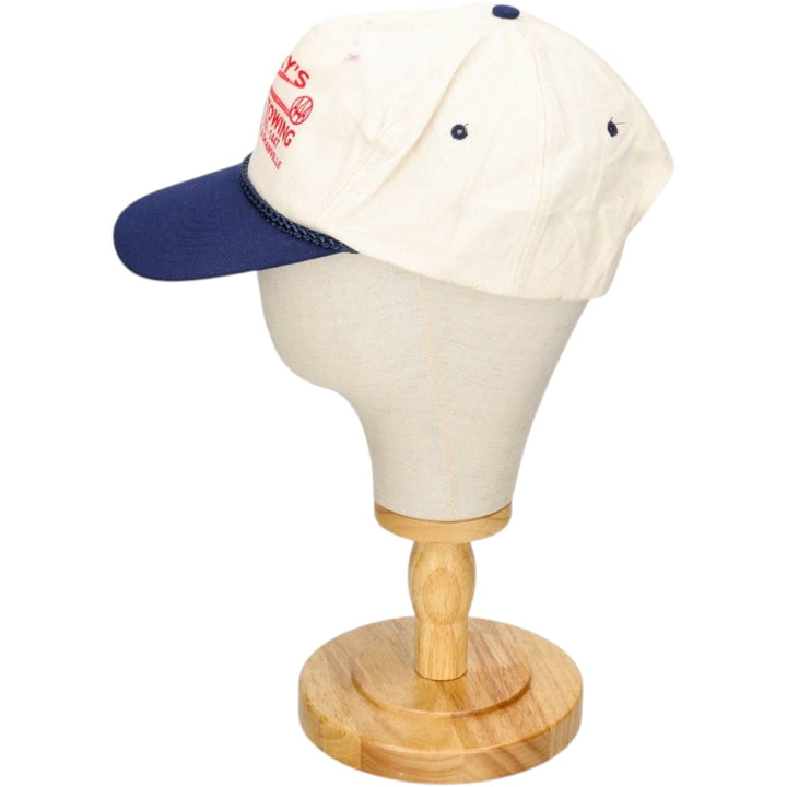 90'S NISSIN Two-Tone Baseball Cap, One Size Fits All, Vintage unclear unbleached Vintage Second Hand