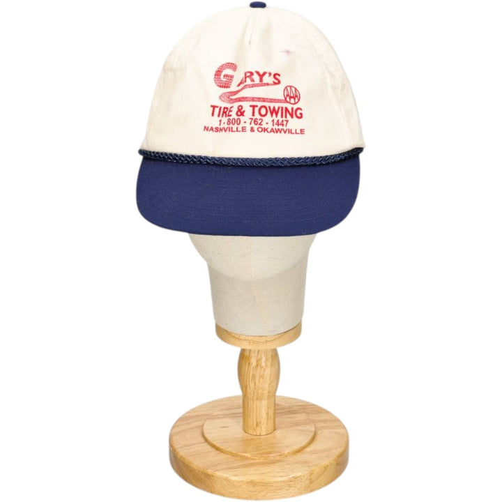 90'S NISSIN Two-Tone Baseball Cap, One Size Fits All, Vintage unclear unbleached Vintage Second Hand