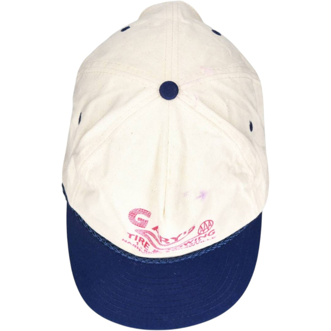 90'S NISSIN Two-Tone Baseball Cap, One Size Fits All, Vintage unclear unbleached Vintage Second Hand