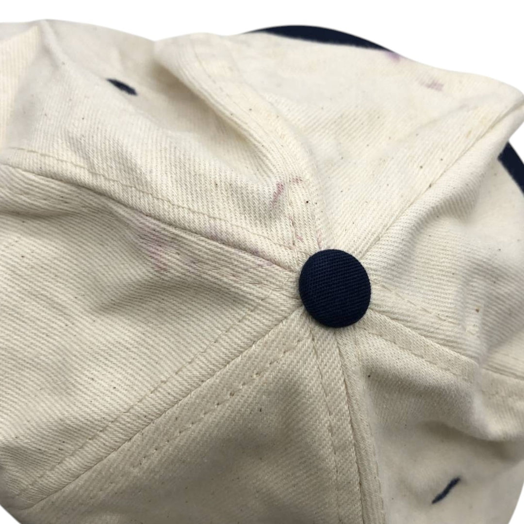 90'S NISSIN Two-Tone Baseball Cap, One Size Fits All, Vintage unclear unbleached Vintage Second Hand