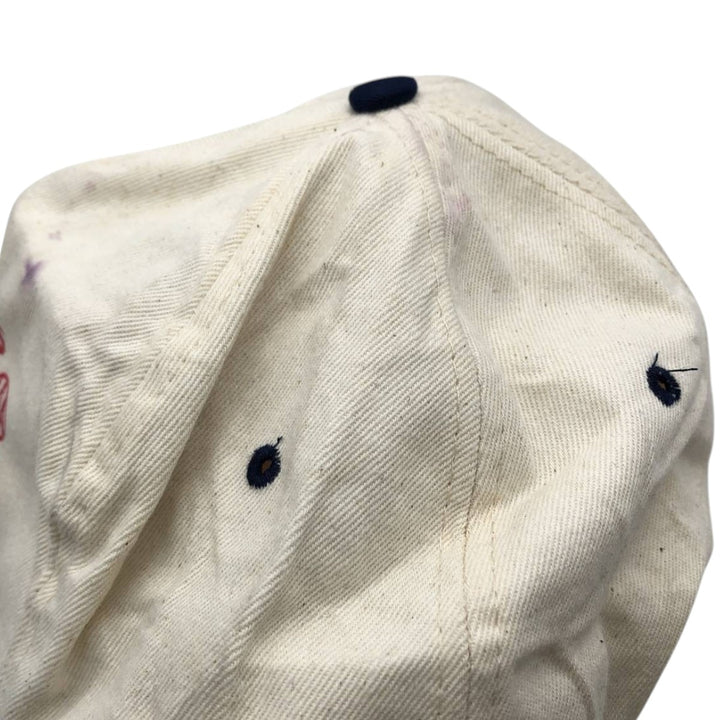 90'S NISSIN Two-Tone Baseball Cap, One Size Fits All, Vintage unclear unbleached Vintage Second Hand