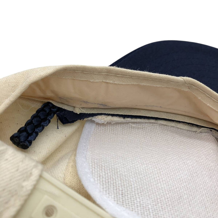 90'S NISSIN Two-Tone Baseball Cap, One Size Fits All, Vintage unclear unbleached Vintage Second Hand