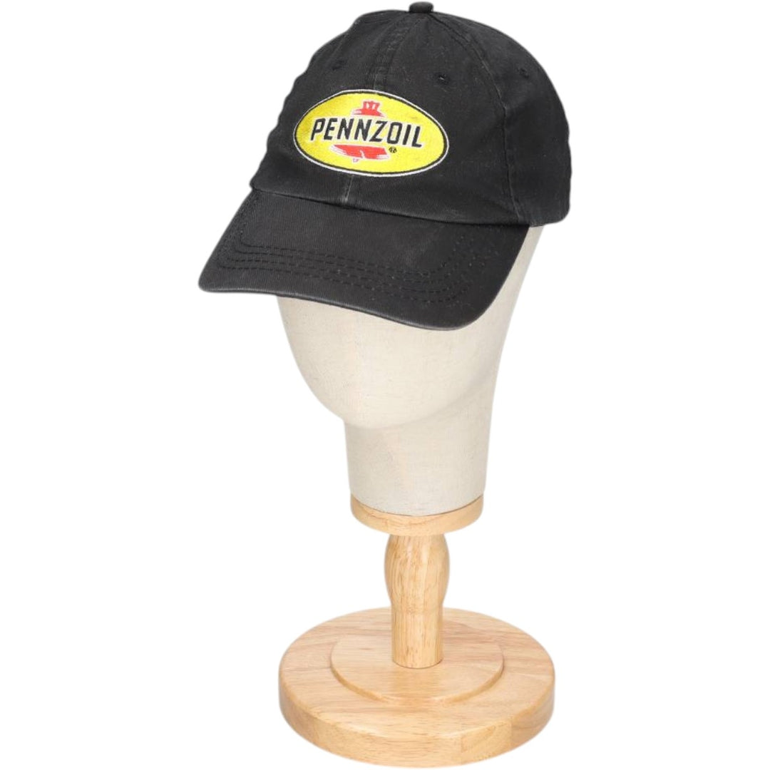 Pennzoil Advertising Baseball Cap, 6-Panel Cap, One Size Fits All unclear black type Vintage Second Hand